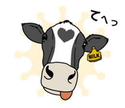 Milk-chan of farm sticker #4249411