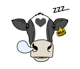 Milk-chan of farm sticker #4249421