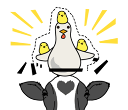 Milk-chan of farm sticker #4249431