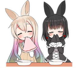 Rainbow & Monochrome Rabbit Vol.2 sticker #4250525