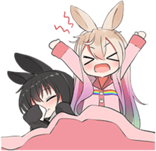 Rainbow & Monochrome Rabbit Vol.2 sticker #4250527