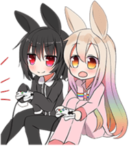 Rainbow & Monochrome Rabbit Vol.2 sticker #4250528