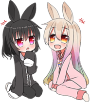 Rainbow & Monochrome Rabbit Vol.2 sticker #4250529