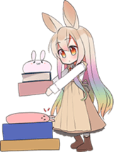 Rainbow & Monochrome Rabbit Vol.2 sticker #4250540