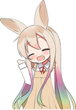 Rainbow & Monochrome Rabbit Vol.2 sticker #4250544