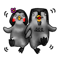 Penguin couple (Penko and Ginta)