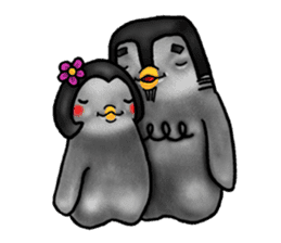 Penguin couple (Penko and Ginta) sticker #4250689