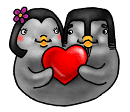 Penguin couple (Penko and Ginta) sticker #4250694