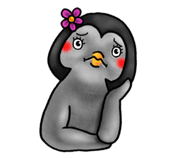 Penguin couple (Penko and Ginta) sticker #4250699