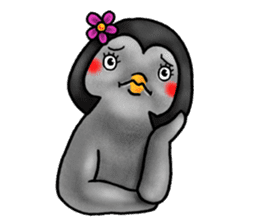 Penguin couple (Penko and Ginta) sticker #4250699