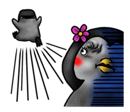 Penguin couple (Penko and Ginta) sticker #4250701