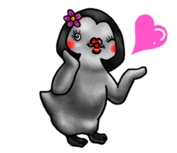 Penguin couple (Penko and Ginta) sticker #4250707