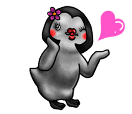 Penguin couple (Penko and Ginta) sticker #4250707