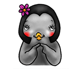 Penguin couple (Penko and Ginta) sticker #4250709