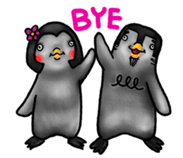 Penguin couple (Penko and Ginta) sticker #4250710