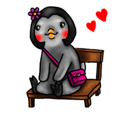 Penguin couple (Penko and Ginta) sticker #4250711