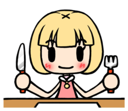 Cute little girl Noko sticker #4250836