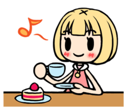 Cute little girl Noko sticker #4250837