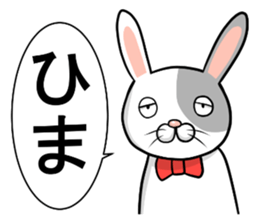 comical rabbit/standard ver. sticker #4251421
