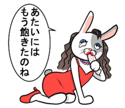 comical rabbit/standard ver. sticker #4251435