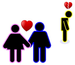 Blueman & Pinkgirl couple story sticker #4251593