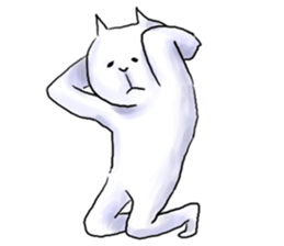 Tells the cat ears sticker #4252445