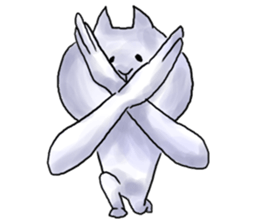 Tells the cat ears sticker #4252471