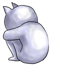 Tells the cat ears sticker #4252474