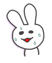 MOTCHIRI cure white hare sticker #4252971