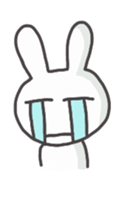 MOTCHIRI cure white hare sticker #4252975