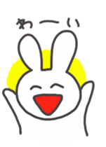 MOTCHIRI cure white hare sticker #4252977