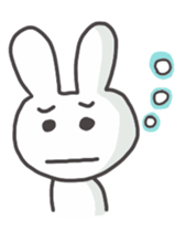 MOTCHIRI cure white hare sticker #4252980
