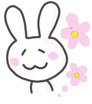 MOTCHIRI cure white hare sticker #4252983