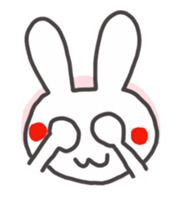 MOTCHIRI cure white hare sticker #4252987