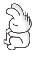 MOTCHIRI cure white hare sticker #4252989