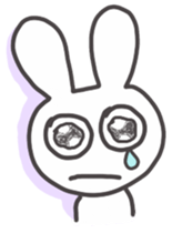 MOTCHIRI cure white hare sticker #4252991