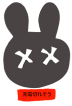 MOTCHIRI cure white hare sticker #4252996