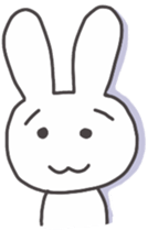 MOTCHIRI cure white hare sticker #4252999
