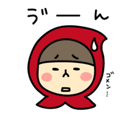 Modern Little Red Riding Hood sticker #4253233