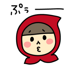 Modern Little Red Riding Hood sticker #4253236