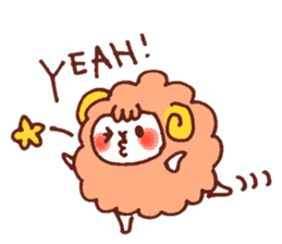 Yuruyuru Graffiti alpaca,sheep sticker #4253647