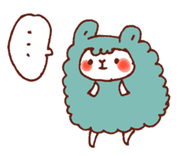 Yuruyuru Graffiti alpaca,sheep sticker #4253660