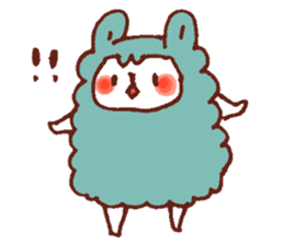 Yuruyuru Graffiti alpaca,sheep sticker #4253672