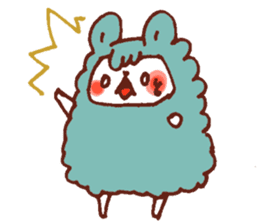 Yuruyuru Graffiti alpaca,sheep sticker #4253675