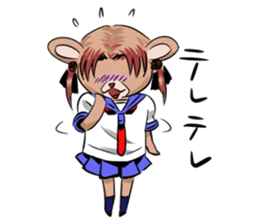 Miss Kumami is in her youth. sticker #4254603