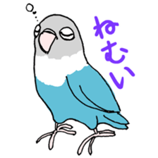love blue bird sticker #4255242