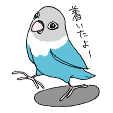 love blue bird sticker #4255259