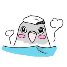 love blue bird sticker #4255263