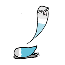 love blue bird sticker #4255264