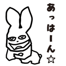 Very strange rabbit sticker #4255575
